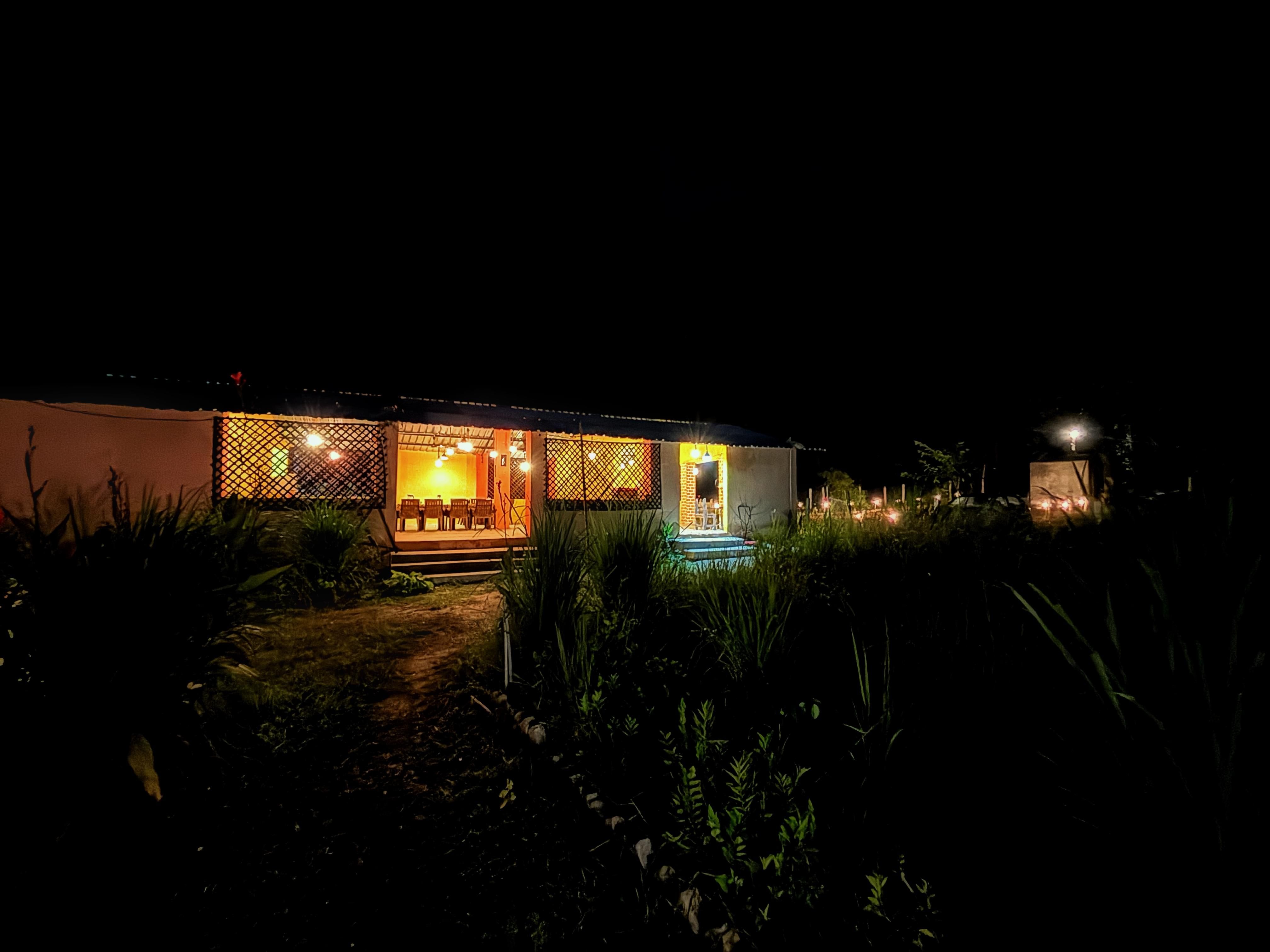 Lush green garden at Tiger's Hill Resort